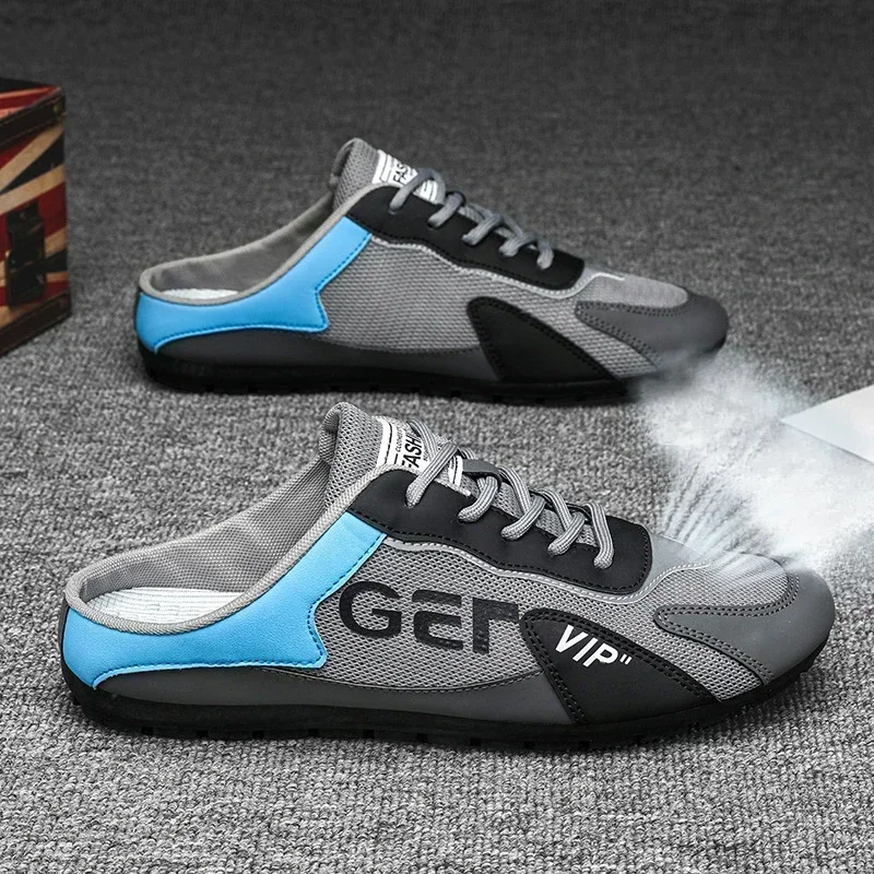 Men Shoes Classic - 2025 nouveau Style demi-slip-on chaussures chaussures