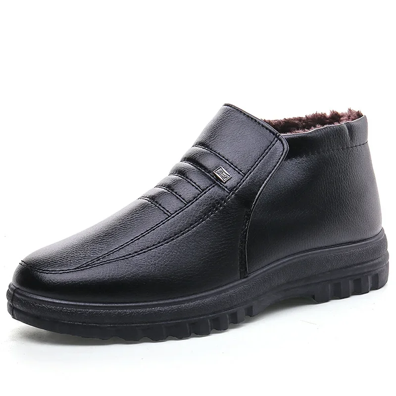 Men Shoes Ecco - Bottes en cuir décontractées à enfiler