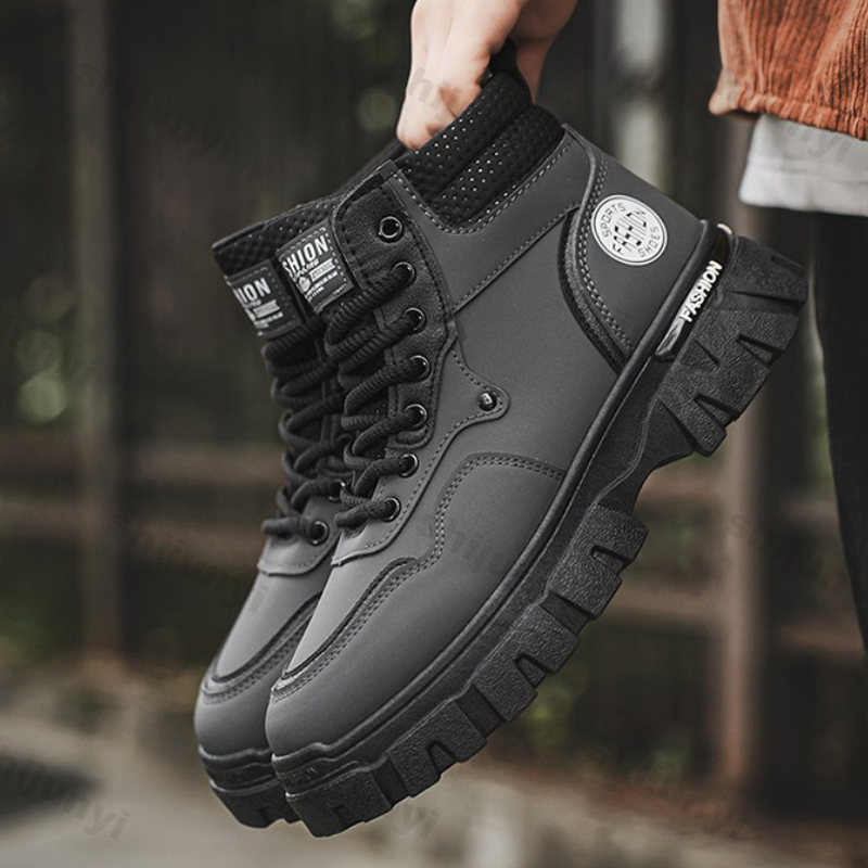Men'S Shoes To Increase Height - Chaussures de travail pour hommes automne