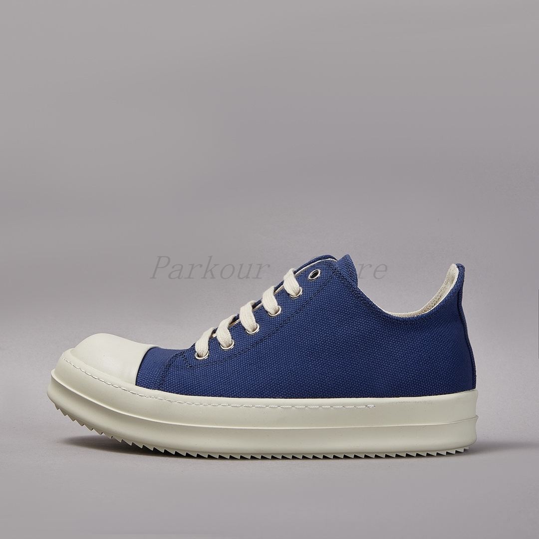Men Shoes Classic - Chaussures décontractées en toile bleue, coupe