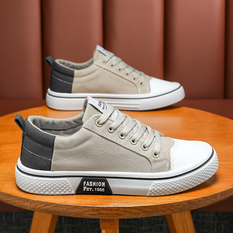 Men Shoes Ecco - Baskets classiques en toile pour hommes,