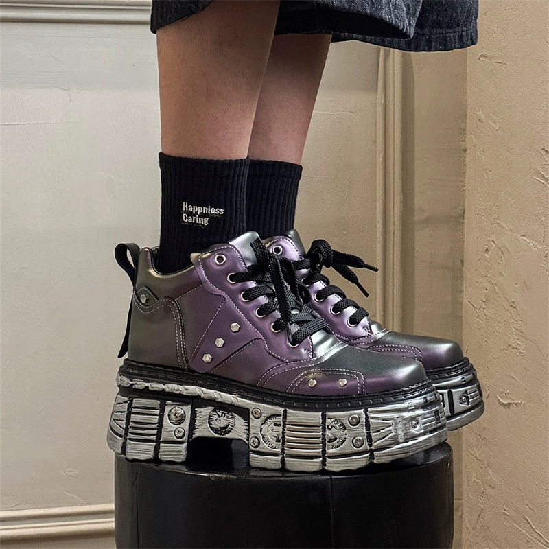 Men'S Shoes To Increase Height - Baskets épaisses pour hommes, bottes de