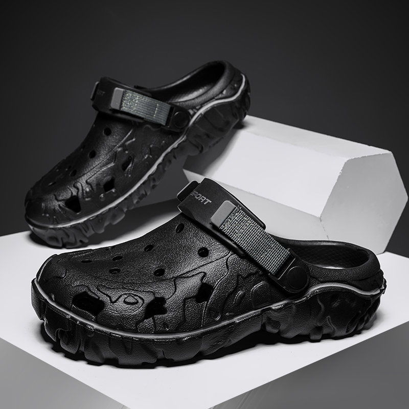 Men Shoes Size 46 - Sandales pour hommes, sabots d'été antidérapants,