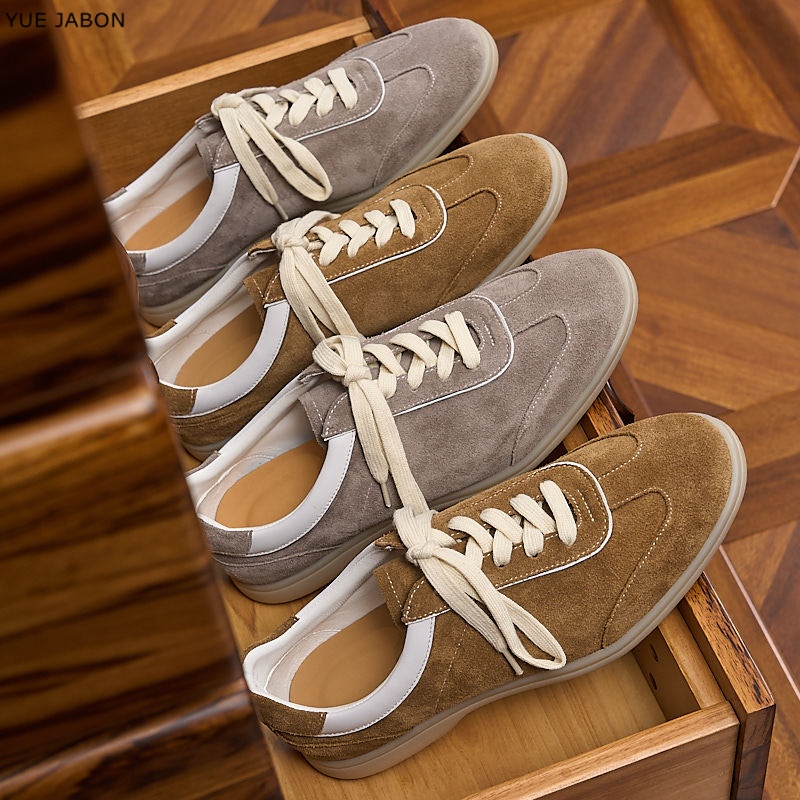 Men Shoes Trainers - Chaussures Agan en cuir de vache