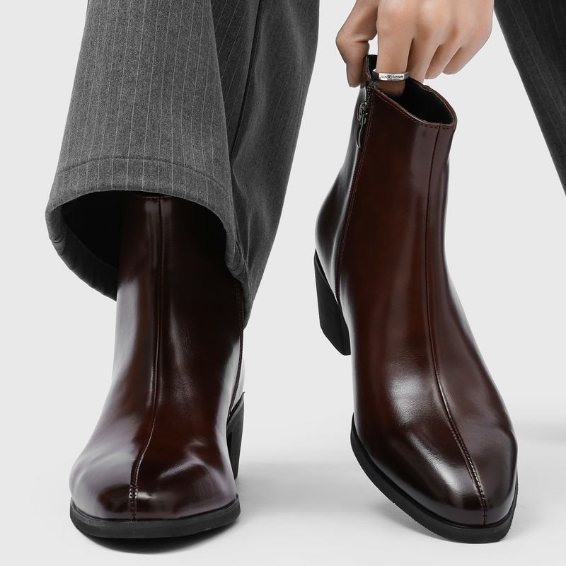 Men'S Shoes Zipper - Bottes pour hommes simples et élégantes