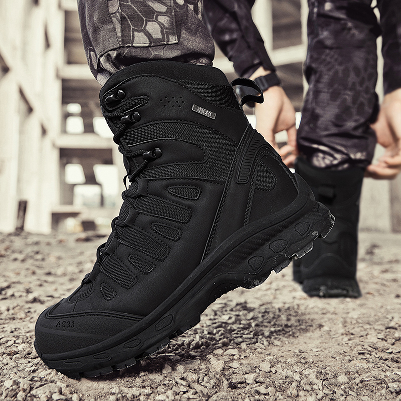 Men'S Shoes Zipper - Nouveaux hommes bottes tactiques marque militaire