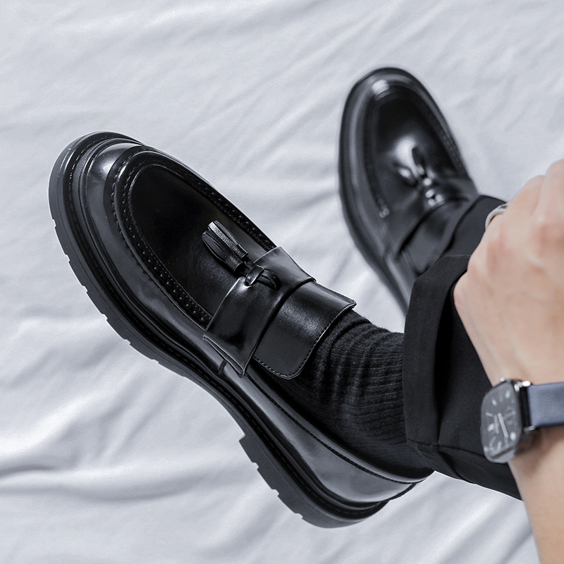 Men Shoes Official - Chaussures provoqué à pampilles pour hommes,