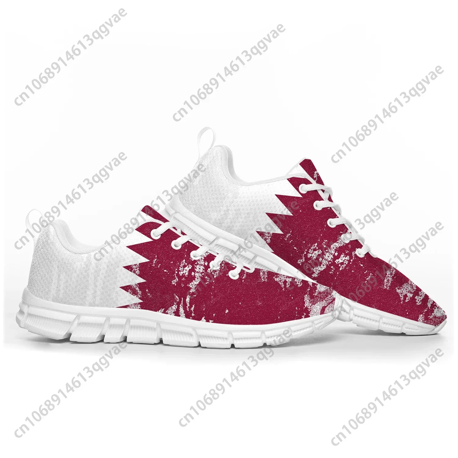 Men Shoes Qatar - Chaussures de sport drapeau du Qatar,