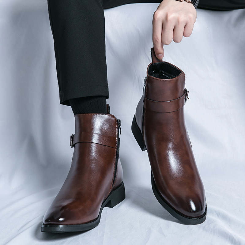 Men Shoes Classic - Bottes montantes pour hommes, bottes Chelsea