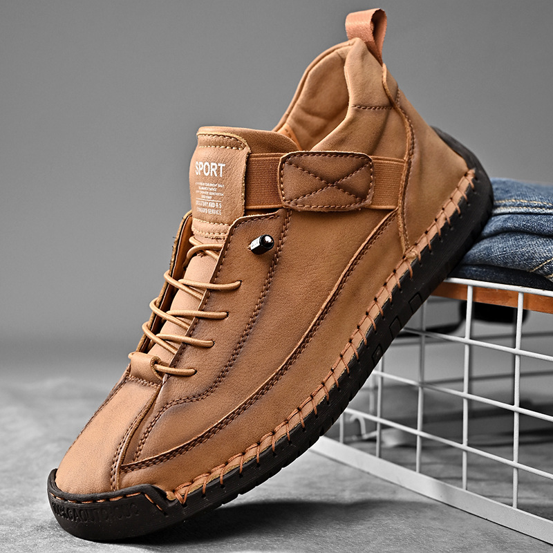 Chaussures en cuir faites à la - Men'S Shoes Size 42 In Us avis et prix