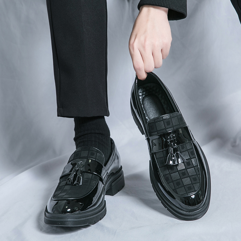 Chaussures en cuir verni brill - Men Shoes Official avis et prix