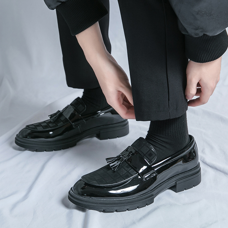 Chaussures en cuir verni brill - Men Shoes Official avis et prix