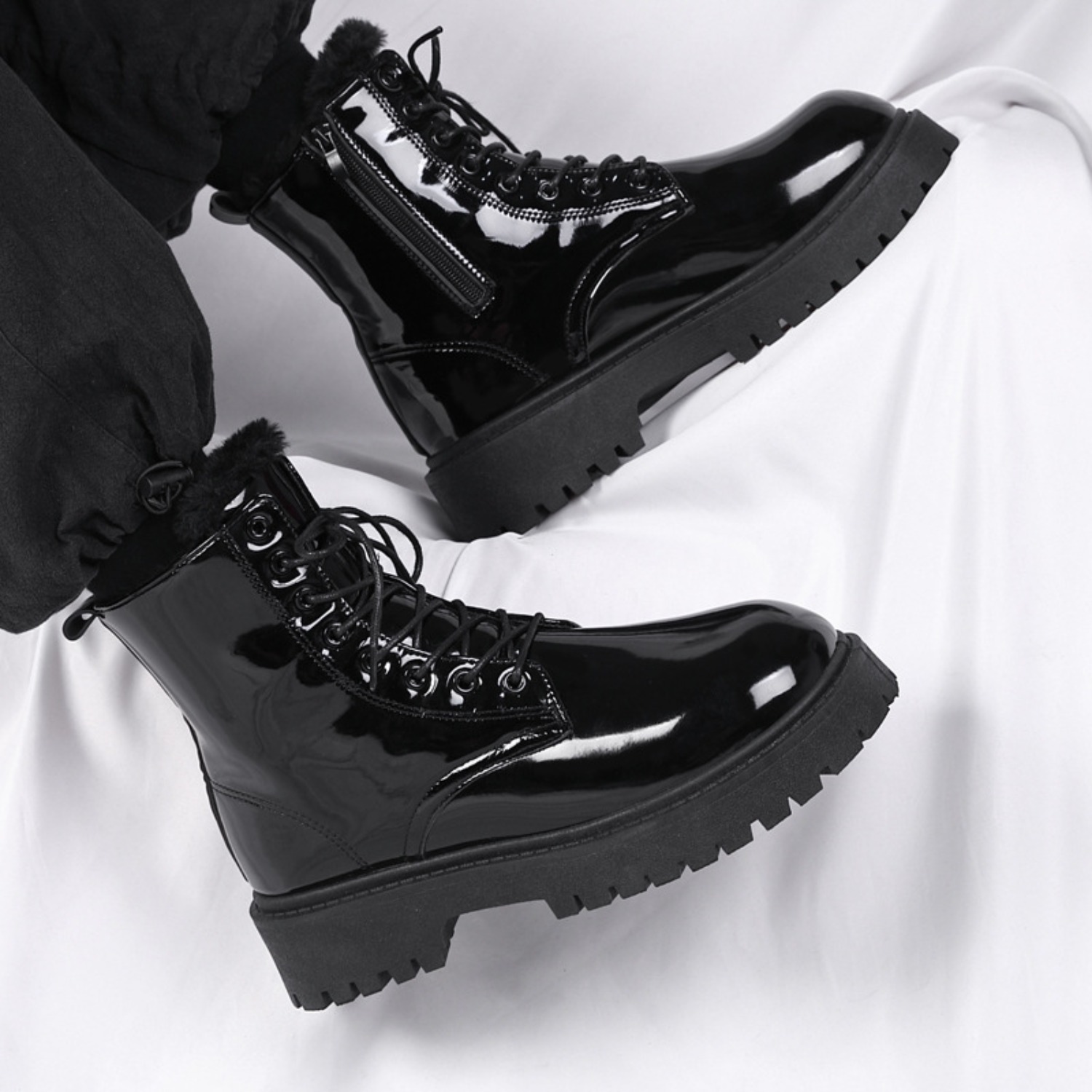 Bottes hautes en peluche chaud - Men Shoes Ecco avis et prix