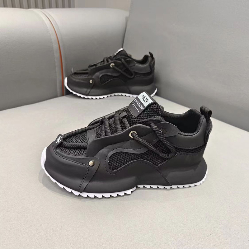 Baskets Chunky Dad Grises, Noi - Men Shoes Trainers avis et prix