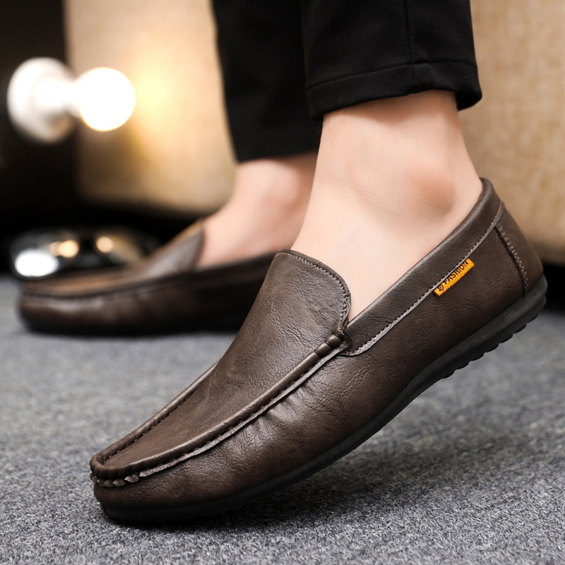 Chaussures en cuir décontracté - Men Shoes Size 46 avis et prix