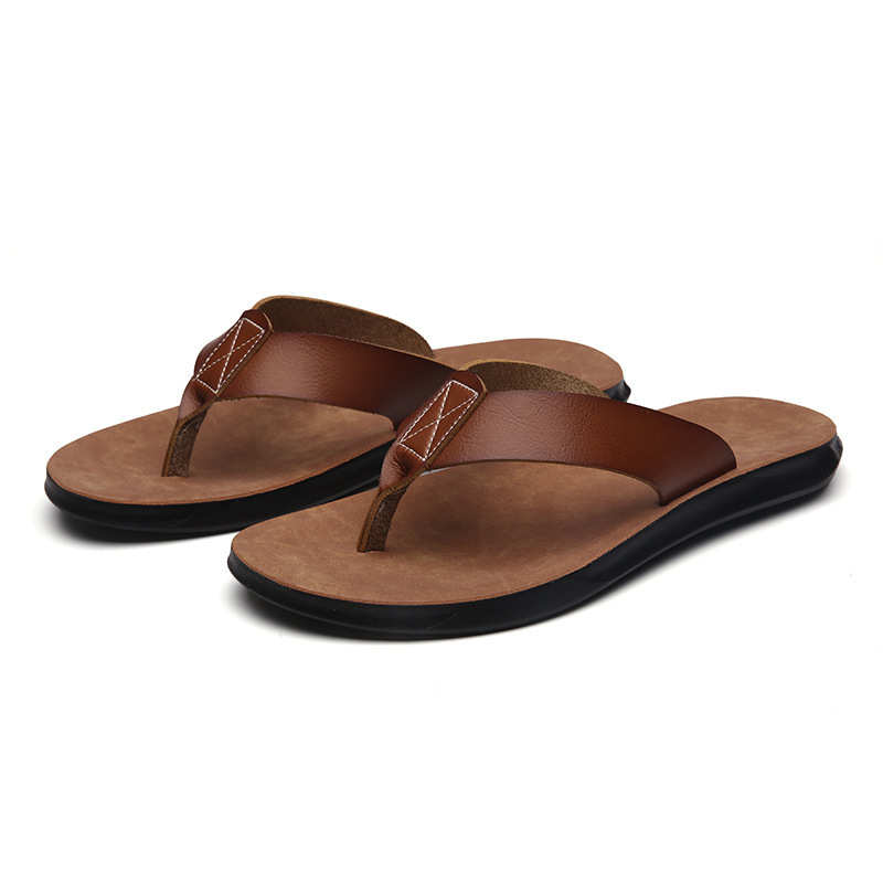 Nouvelles tongs en cuir italie - Men Shoes Ecco avis et prix