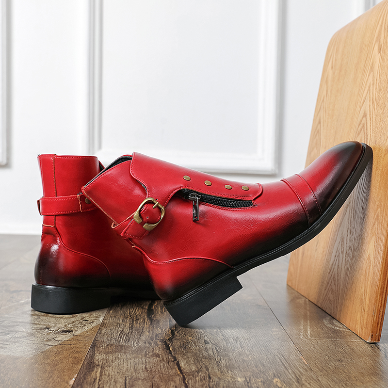 Bottines à bout pointu pour ho - Men'S Shoes Zipper avis et prix
