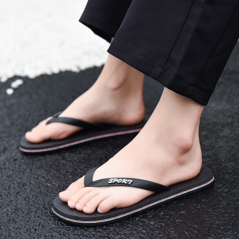 Tongs classiques noires antidé - Men Shoes Classic avis et prix