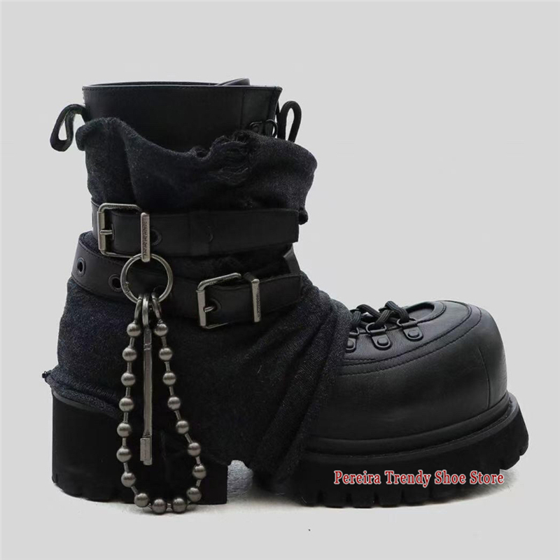 Bottes de moto rétro punk à se - Men'S Shoes To Increase Height avis et prix