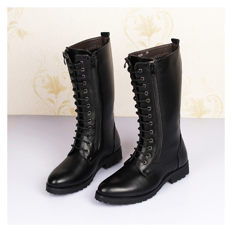 Bottes hautes de luxe pour hom - Men'S Shoes Zipper avis et prix