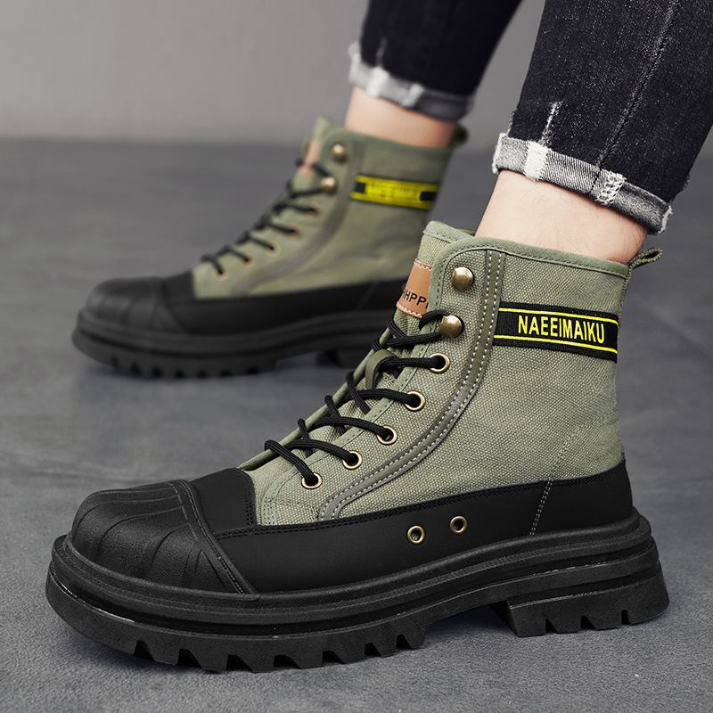 Hommes toile bottes mode haut  - Men Shoes Ecco avis et prix