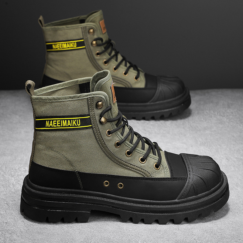 Hommes toile bottes mode haut  - Men Shoes Ecco avis et prix