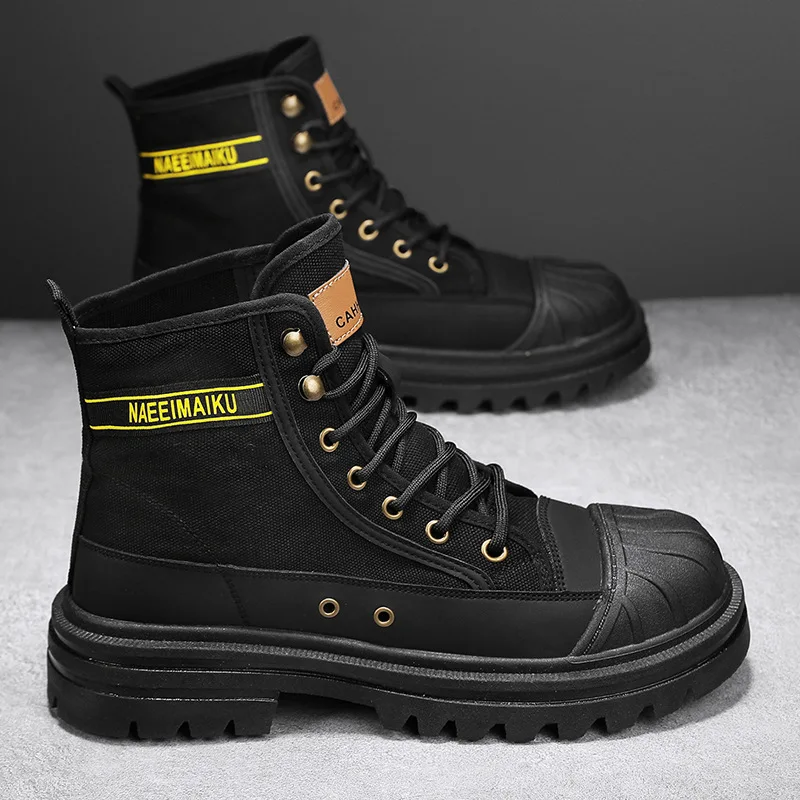 Hommes toile bottes mode haut  - Men Shoes Ecco avis et prix