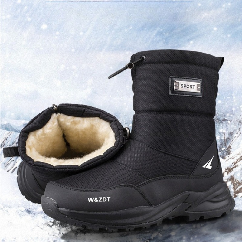Bottes d'hiver pour hommes, bo - Men'S Shoes Zipper avis et prix