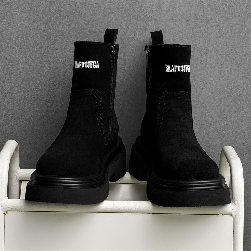 Bottes courtes rétro d'hiver p - Men'S Shoes Zipper avis et prix
