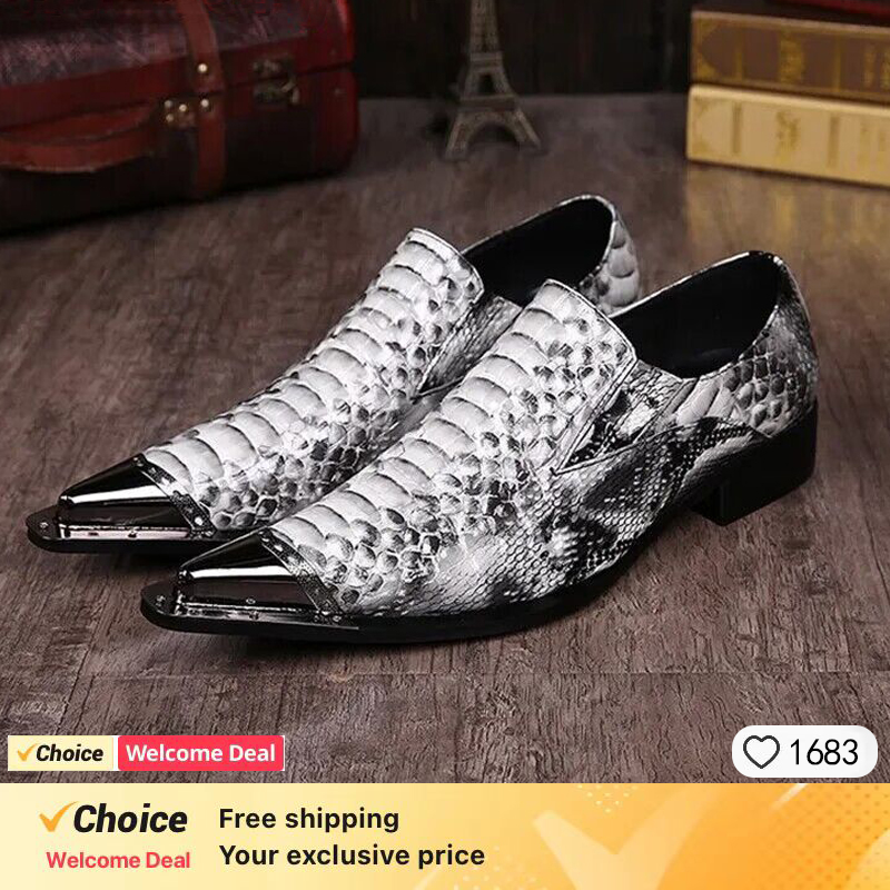 Chaussures pour hommes en cuir - Men'S Shoes Size 42 In Us avis et prix